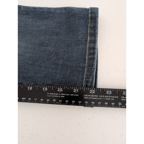 Judy Blue Jeans Women Size 14W* High Rise Distressed Patch Capri Fit JB82185MD - Picture 12 of 12